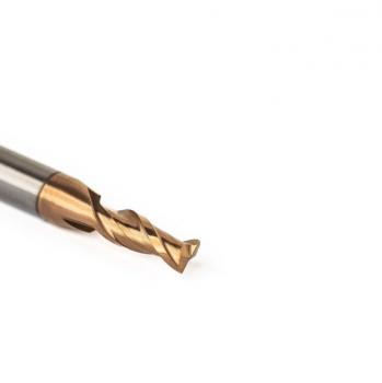 VHM Zweischneider mit Stirnschliff_Detail VHM Zweischneider mit Stirnschliff_Detail